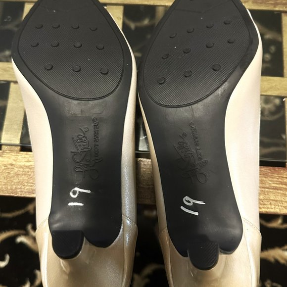 Life Stride Tan Beige Leather Comfort Pumps Sz 11 - Picture 3 of 3